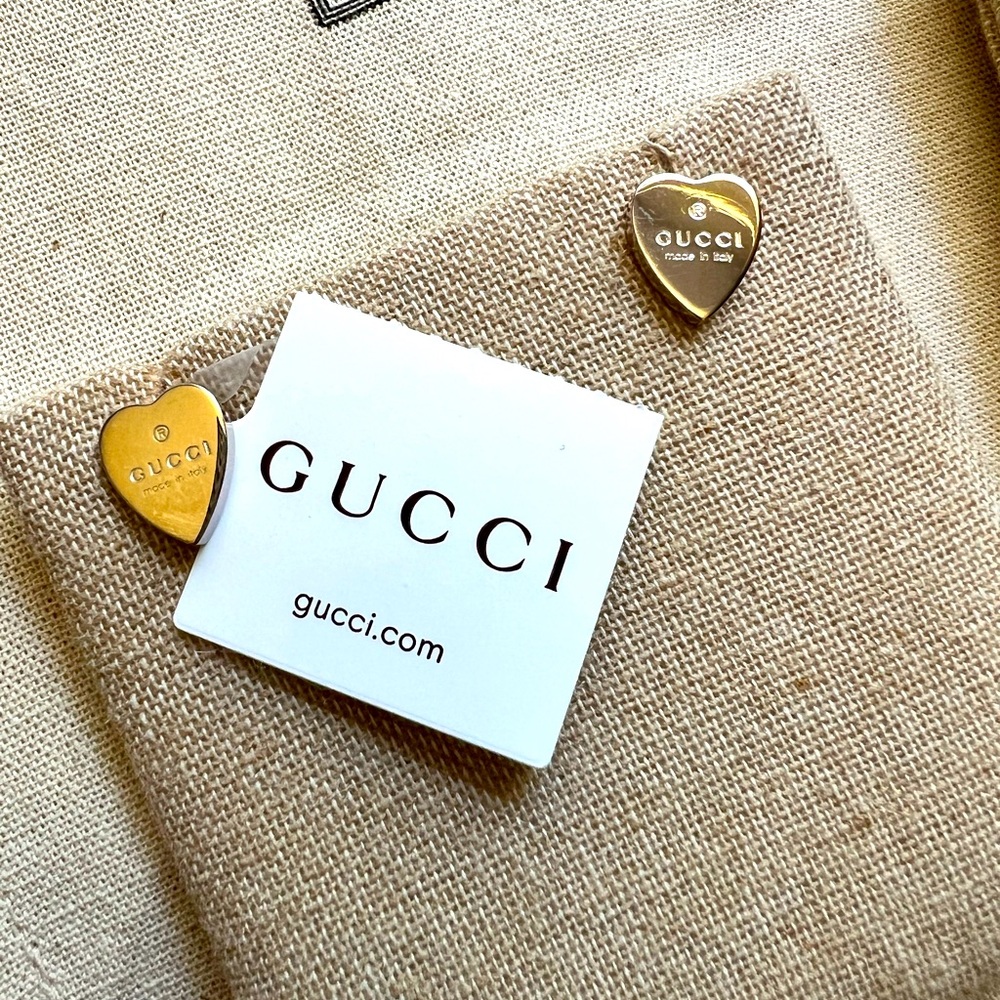 GUCCI Heart Earrings